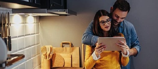 Woman shopping for clothes at a store