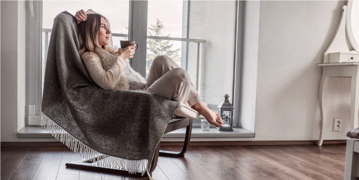 Woman on a bike ride