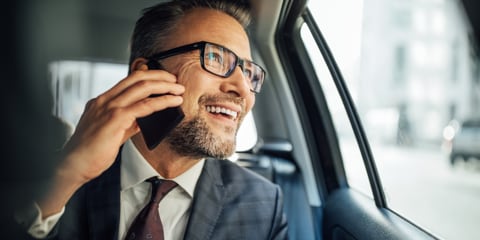 A business cardmember discusses about the card
benefits on call