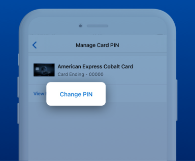 Change pin screen
