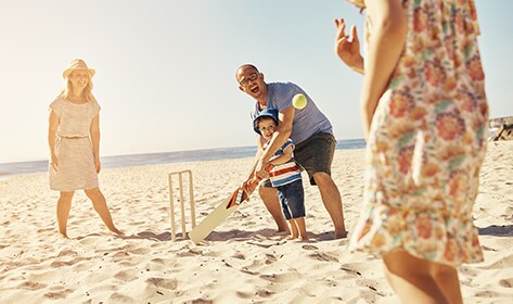 Friends at the beach