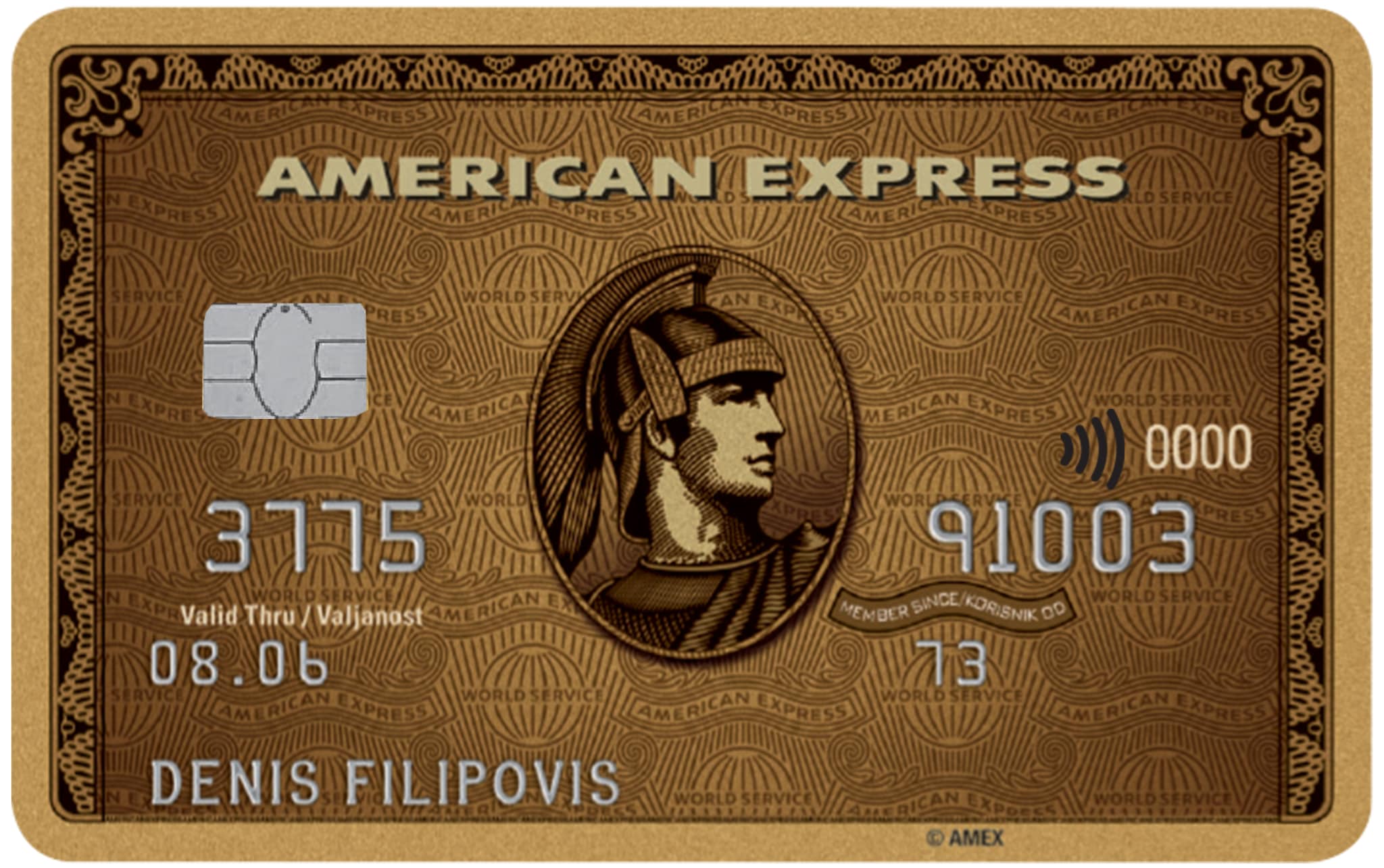 American Express Gold kartica