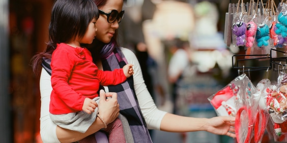 Enjoy shopping with a low rate credit card.