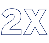 2X logo