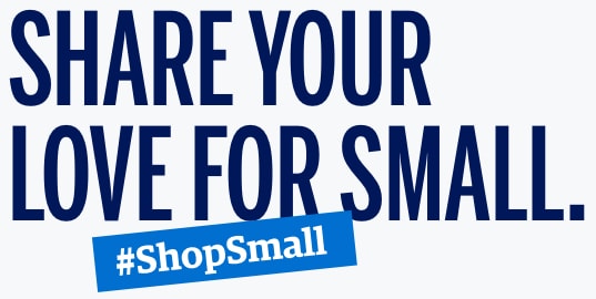 Share your love for small. #shopsmall