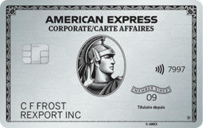 Carte affaires de PlatineMD d’American Express 