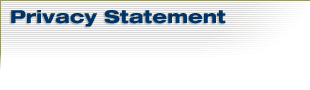 Privacy Statement
