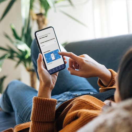 Abbildung der Suche und Videos des Information Centers