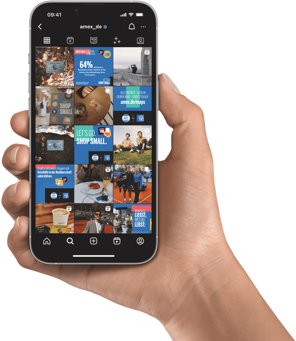 Shop Small auf Social Media