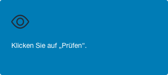 Verfügungsrahmen prüfen