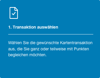 Rewards Punke einlösen
