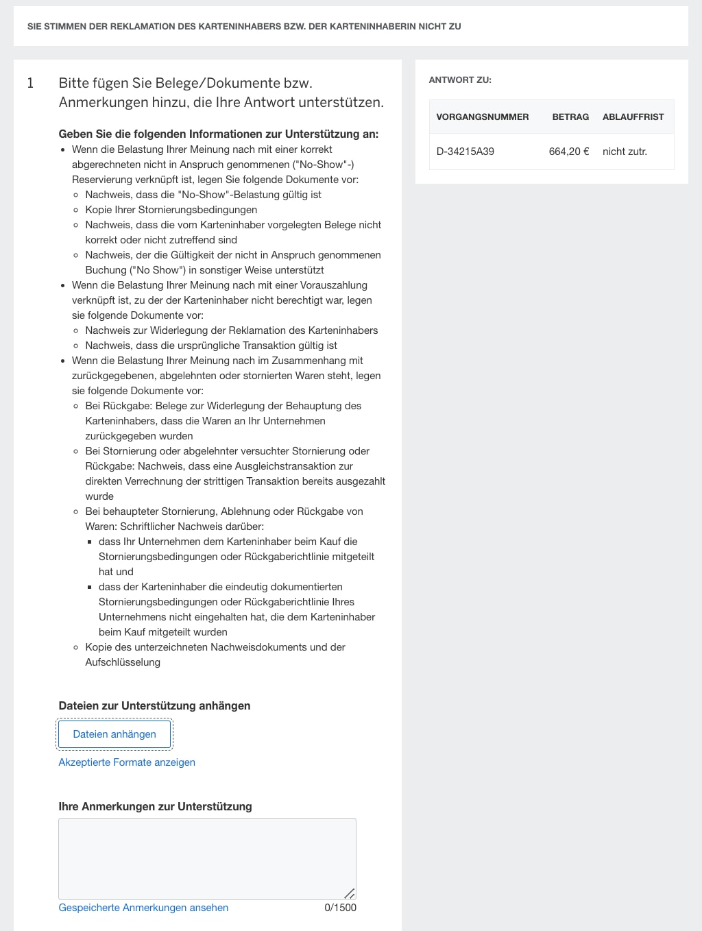 Screenshot of Attach Files button
