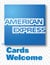 American Express Decal