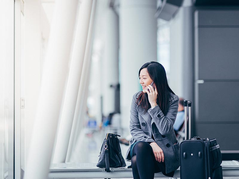 Woman cooking at home