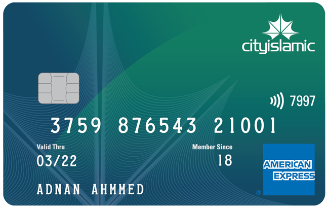 The City Islamic Blue American Express®  Card