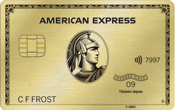 La Carte Or avec primes American ExpressMD
