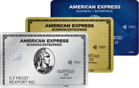 Stack of American Express Cards.