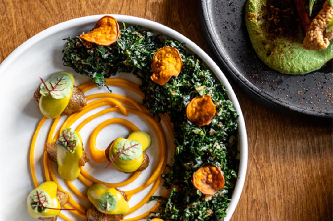 Deux plats d'entrée