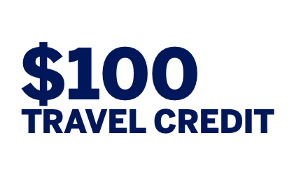 $100 Travel Credit