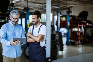 Départ client chez autoshop