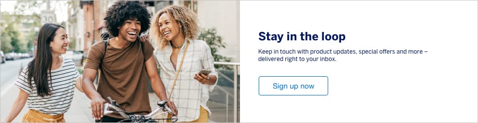 Get the latest Card offers - delivered right to your inbox