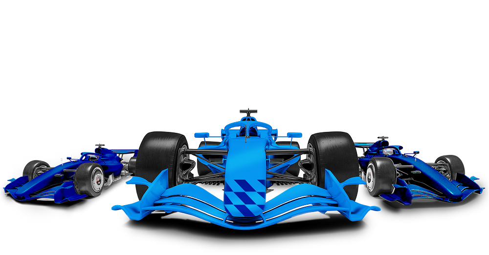 American Express branded F1 car.