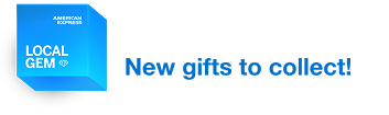 Local Gems Beacon with "New gifts to collect" banner