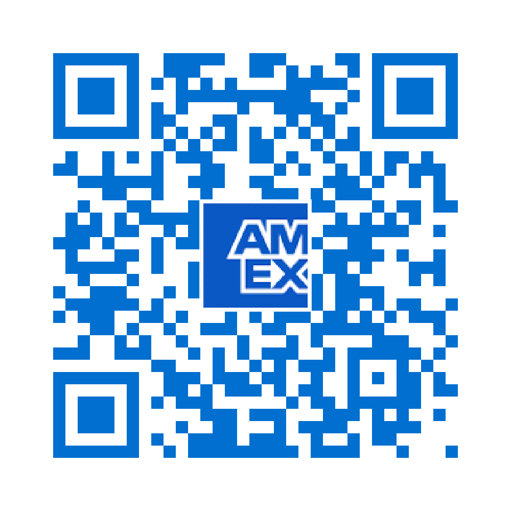 QR code to download the Amex App