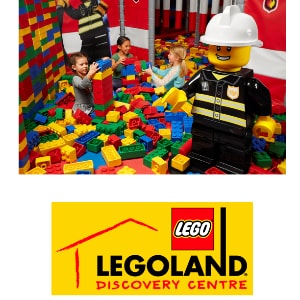 a family on a rollercoaster at legoland windsor