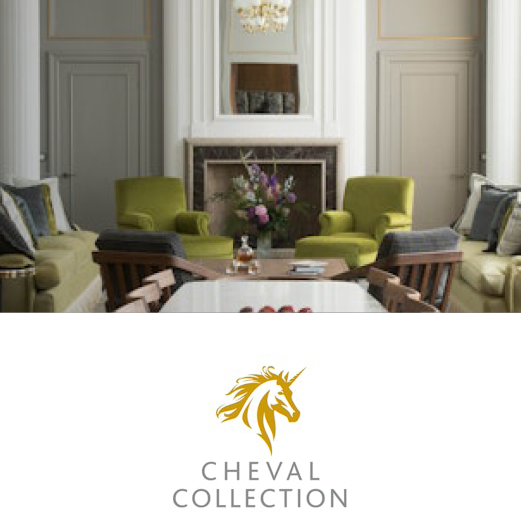 Cheval Collection. The luxurious lounge of an apartment at Cheval Collection.