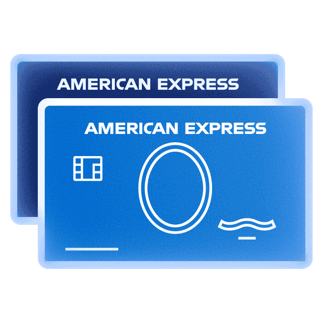 Illustration of American Express Credit Cards