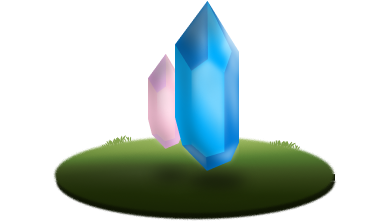 Two gem stones