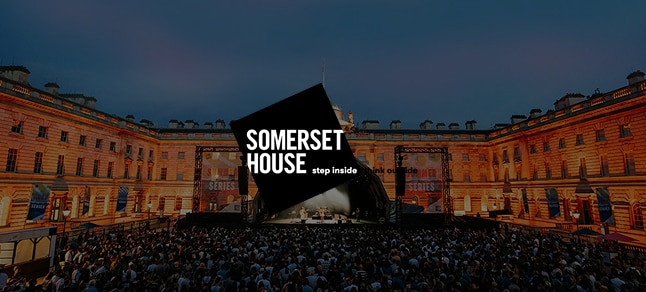 Somerset House Logo over Somerset House image