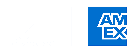 Aviva Studios logo with Amex Blue Box logo