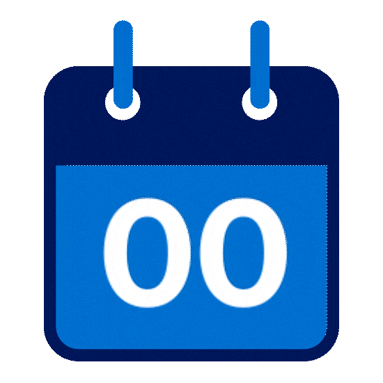 Calendar number clocks up to 54 days