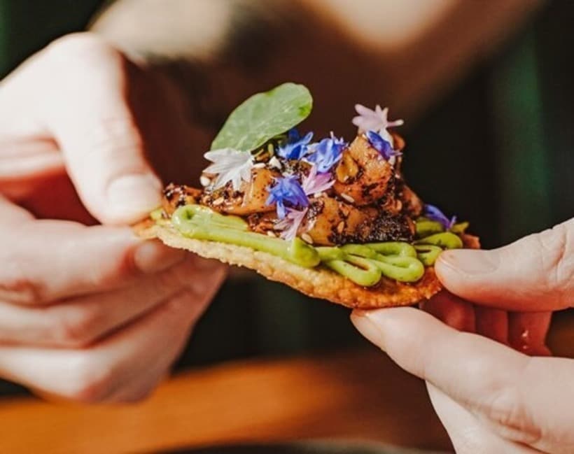 A food dish from the London Restaurant Festival