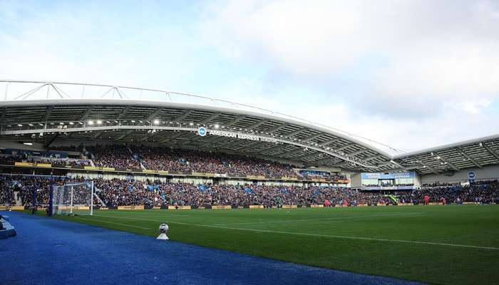 The Amex Stadium during a match.