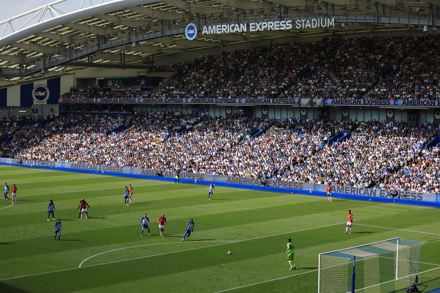 The American Express Stadium during a match.