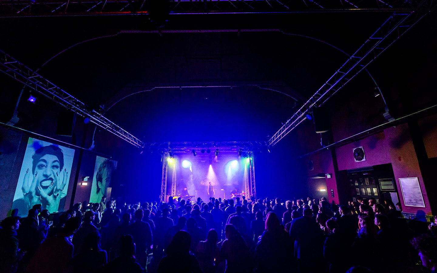 Crowd of people at music show