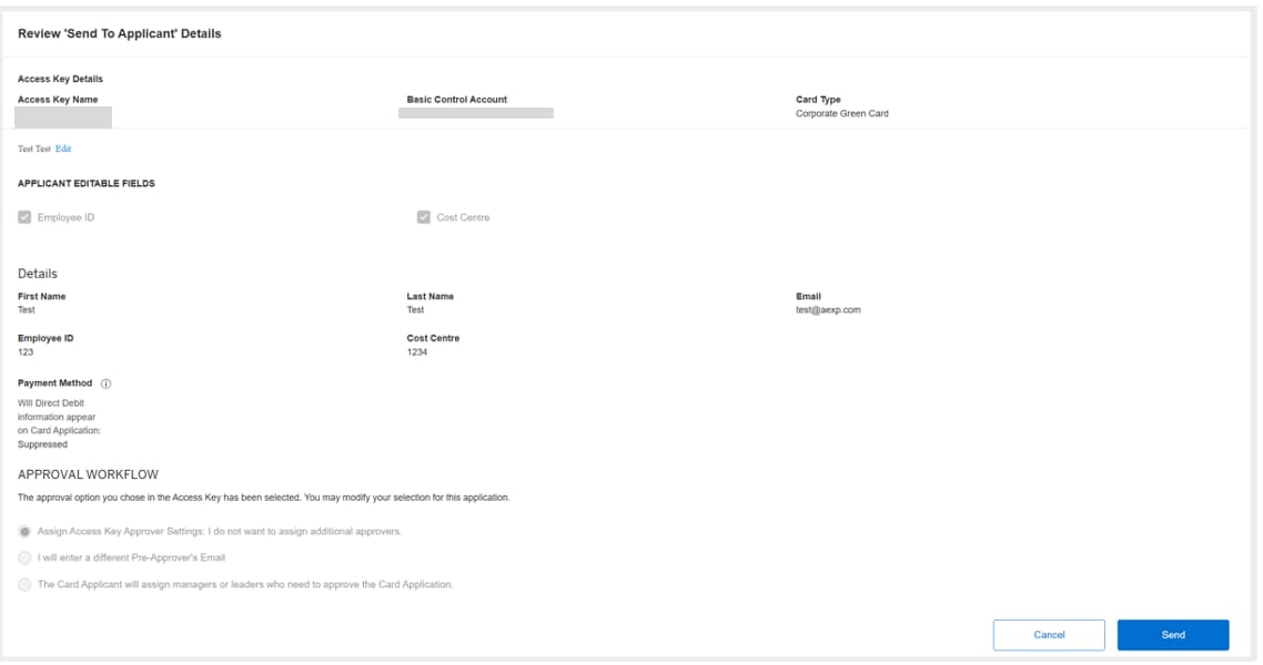 review and submit