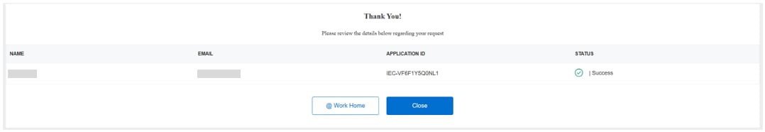 review and submit