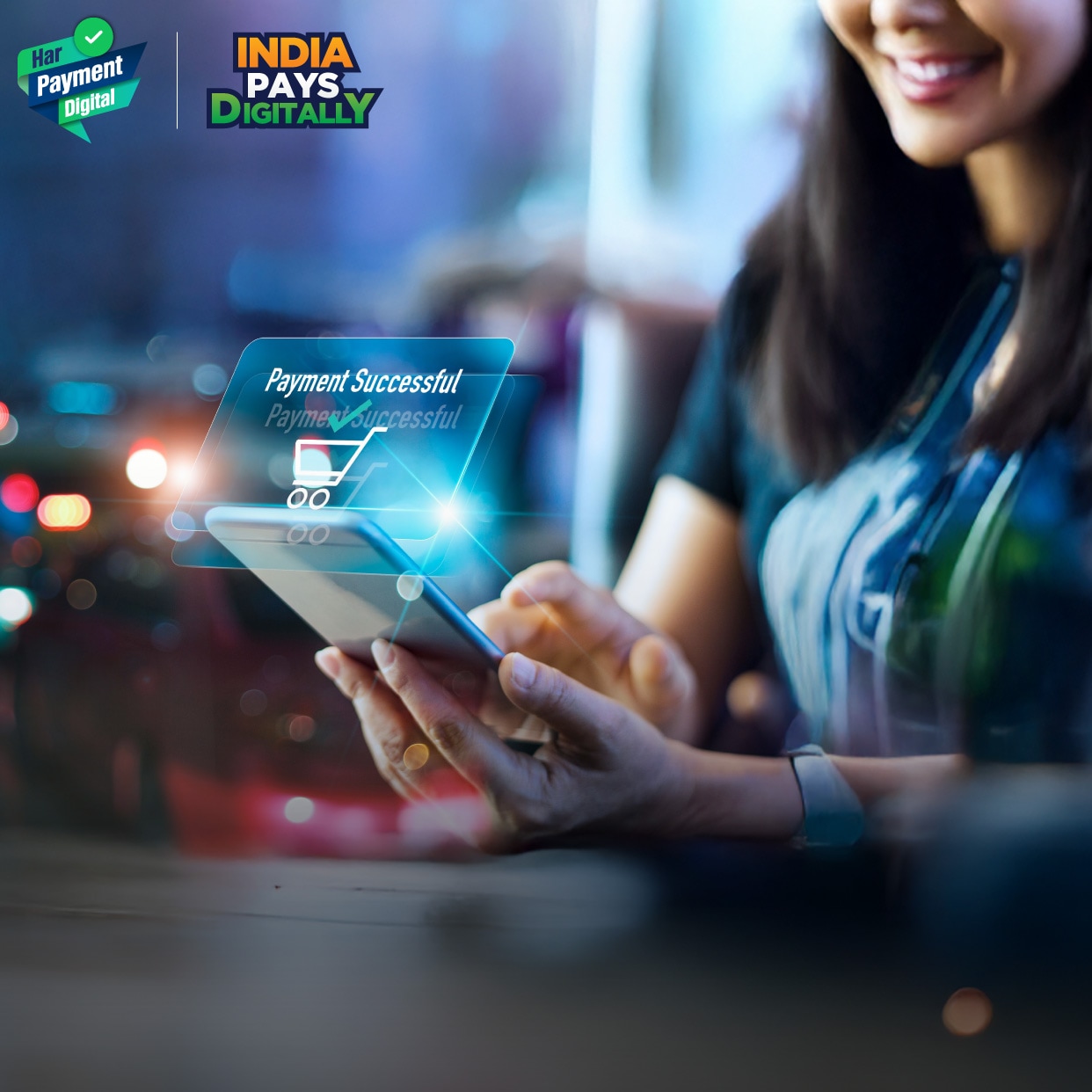 woman in taxi on phone