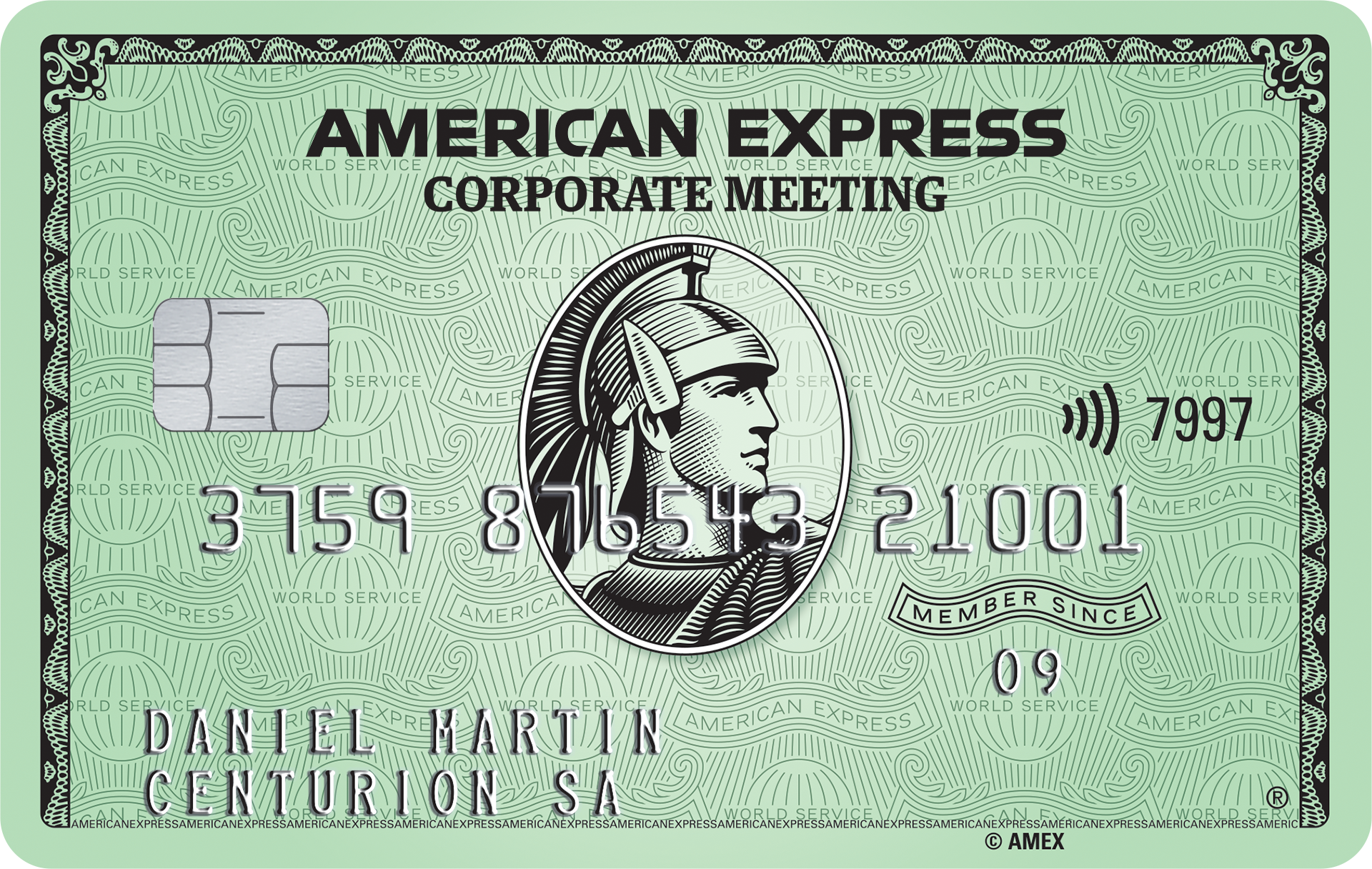 American Express Corporate Meeting Card