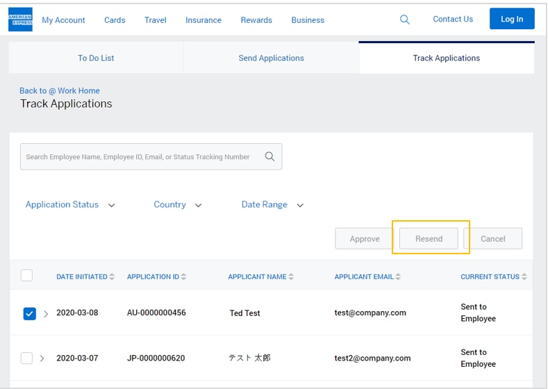 view application list