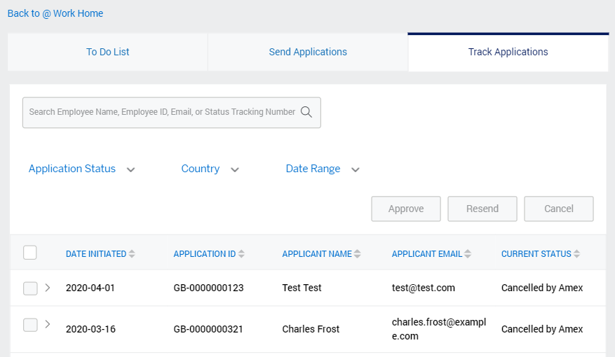 view application list