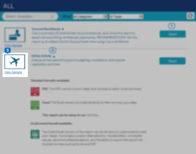 build reports all view sample