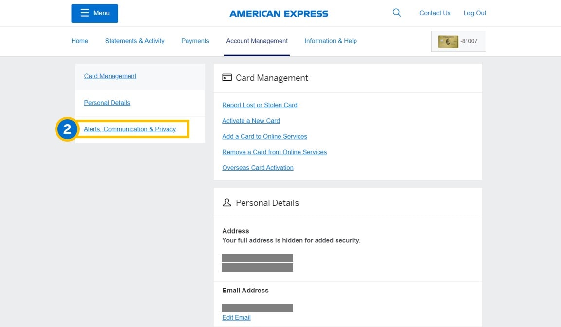 How to change my marketing option