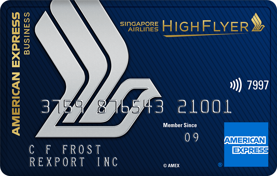 Singapore Air business Card