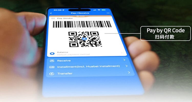 Pay with Alipay by binding American Express Card