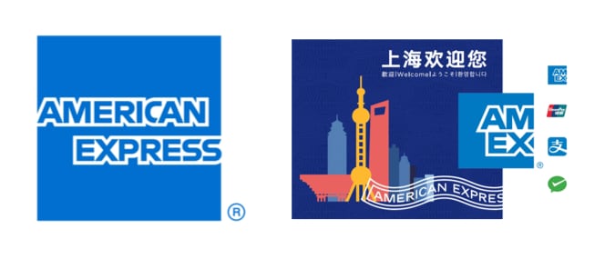 American Express Blue Box Logo